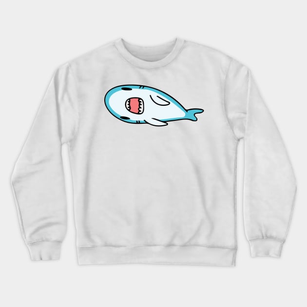 Sad Shark Crewneck Sweatshirt by imlying